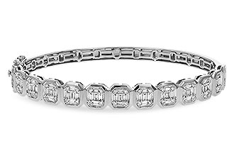 M311-09161: BANGLE .81 TW BAGUETTE 1.00 TW