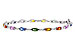 M311-10989: BRACELET 4.76 MULTI-COLOR SAPPH 5.08 TGW (7")