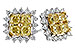 M311-12770: EARR 1.04 FANCY YELLOW DIAMONDS 1.44 TW