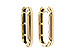 M311-14634: GOLD EARRINGS (18MM)