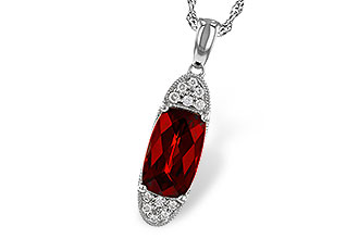 M311-15470: NECK 2.45 GARNET 2.55 TGW