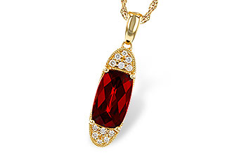 M311-15470: NECK 2.45 GARNET 2.55 TGW