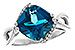 M311-15507: LDS RG 4.42 LONDON BLUE TOPAZ 4.50 TGW (10MM LBT)