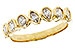 M311-15543: LDS DIA WED RG .62 TW FANCY CUT DIAS