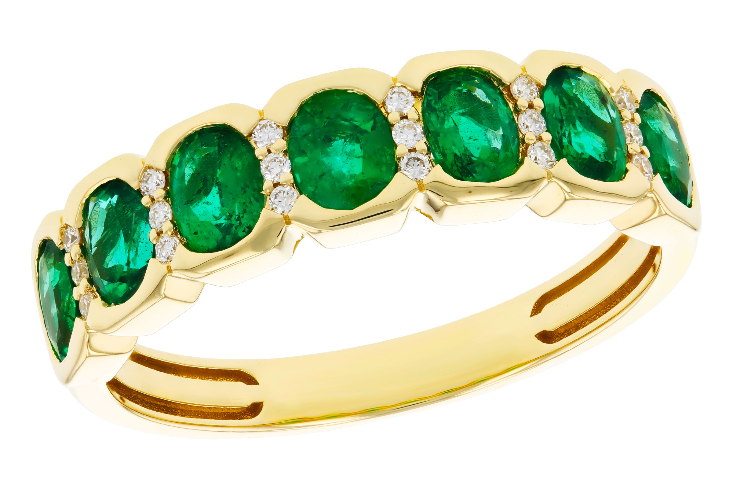 M312-01898: LDS WED RG 1.15 TW EMERALD 1.22 TGW